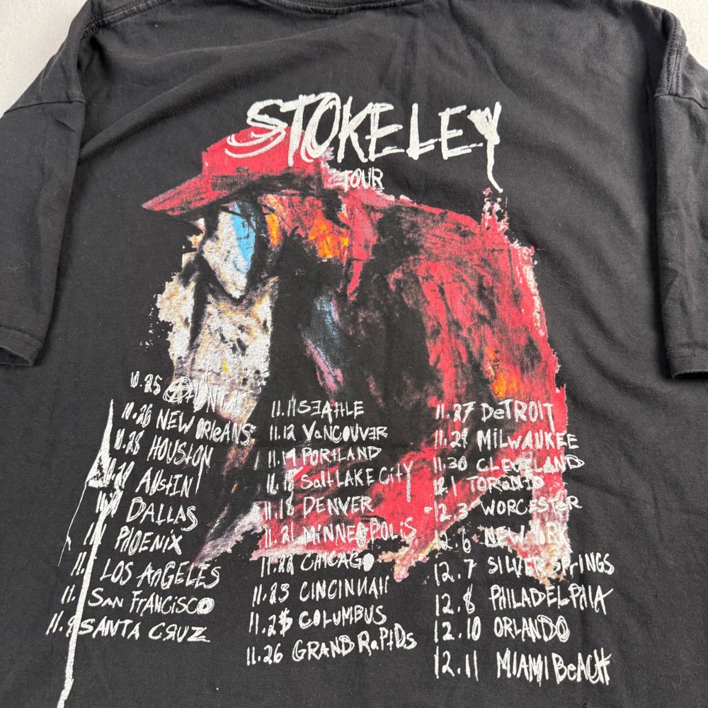 Revenge Ski Mask The Slump God Stokeley Tour Shirt Black Mens XL Graphic Tee - Picture 9 of 9